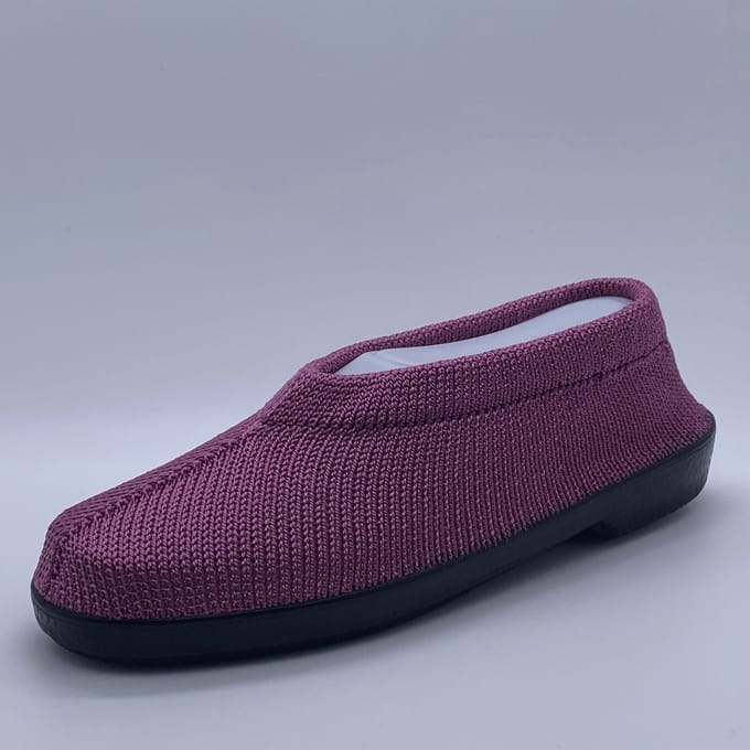 Gebreide Portugese Schoen - Pink Fuchsia - Maat 35 - Instappers - Pantoffel