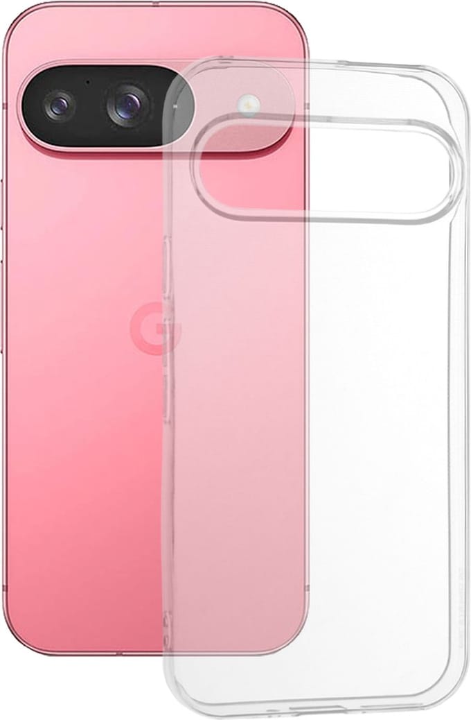 Hoesje geschikt voor Google Pixel 9 / 9 Pro - Techsuit Clear Silicone Back Cover - Transparant