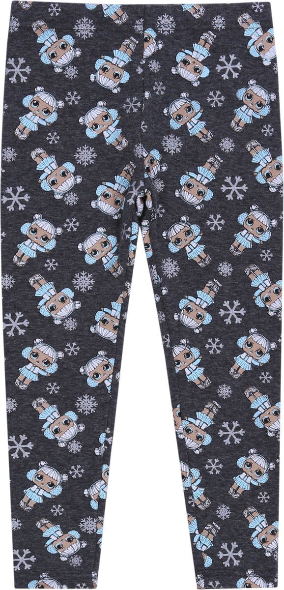 Donkergrijze geïsoleerde leggings - LOL surprise