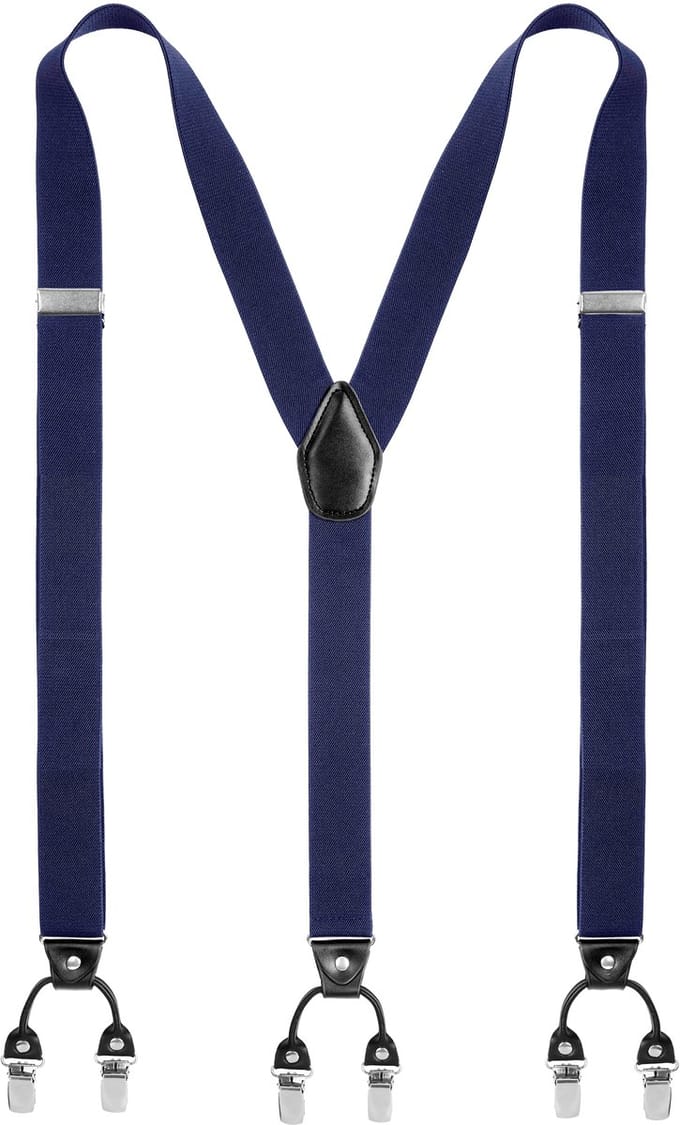 XL Brede Diepblauwe Clipbretels