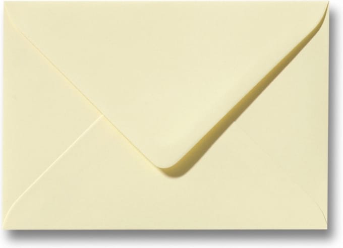 Envelop 13 x 18 Zachtgeel, 100 stuks