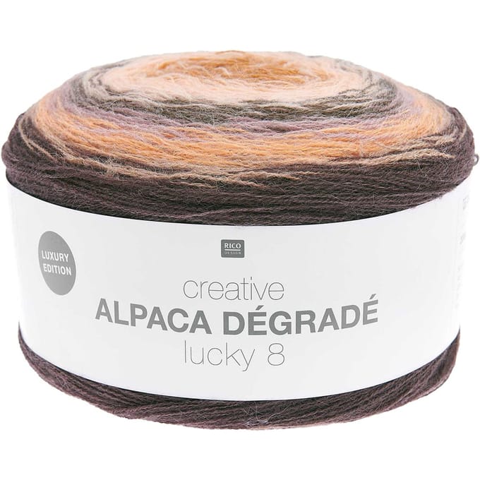 Rico Creative Alpaca Dégradé Lucky 8 - Peaches