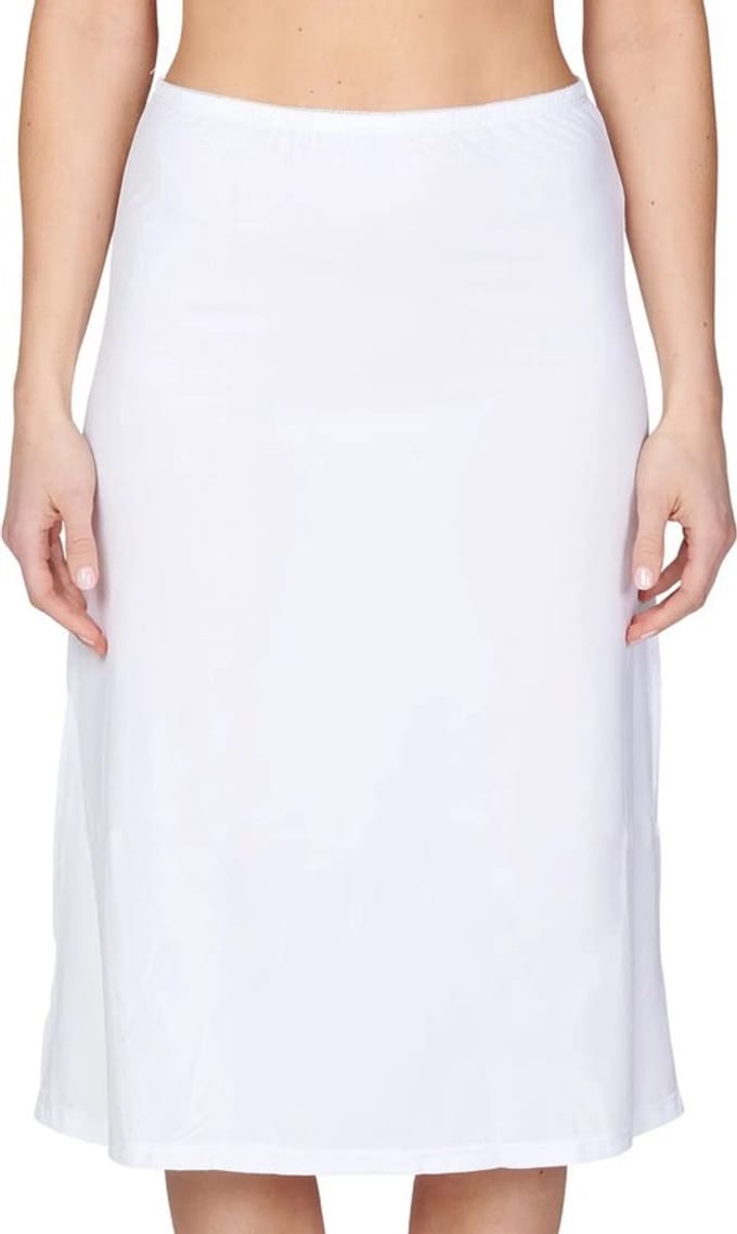 Dames Onderrok Lang - Jupon - Microfiber - Anti-Schuren - Zwart - 70CM - Maat 2XL/3XL