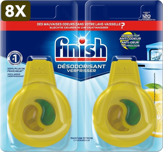 8 x Finish Duo pack Deo Citrofresh