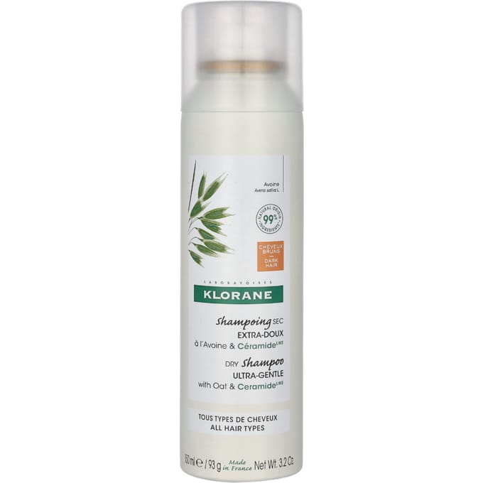 Klorane Haver & Ceramide LIKE Ultramilde Droogshampoo | Alle bruin haar 150 Shampoo