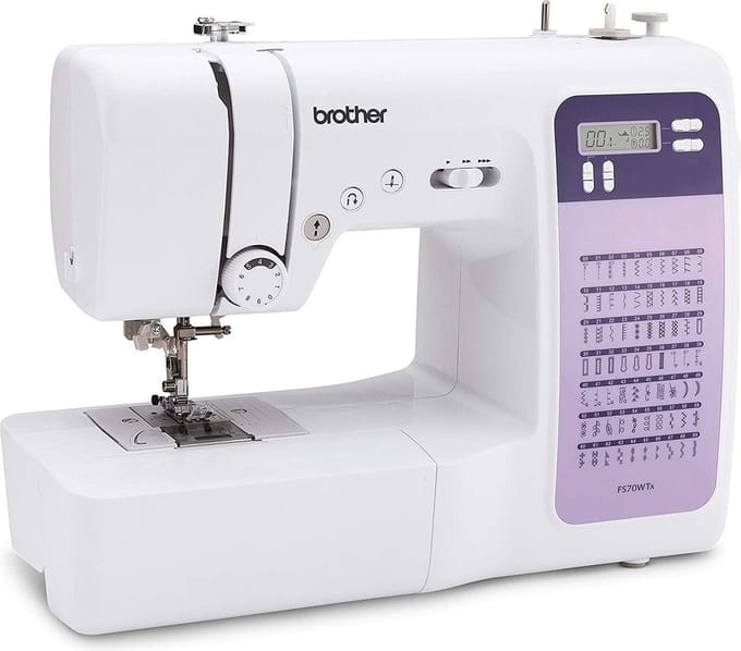 Brother Computergestuurde naaimachine FS70WTXVM1 Computerondersteuning, Met display, LED-lamp, Met aanschuifvlak Meerdere kleuren