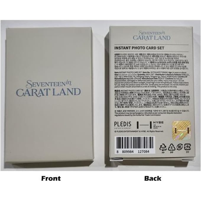 Zeventien Karaat Land Instant Fotokaart Set gray