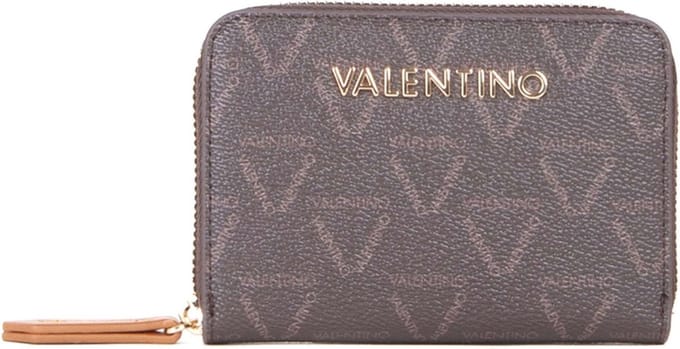 VALENTINO Portemonnee Lady Re Zip Around Wallet Moro / Cuoio Donkerbruin