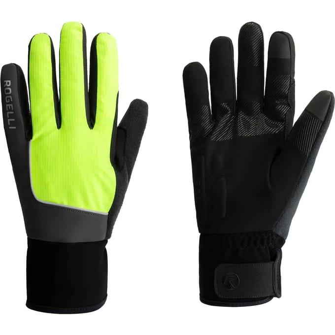 Rogelli Essential HI VIS Heren Fietshandschoenen - Winter - Fluor