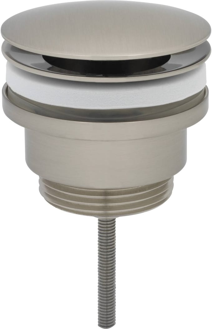 Ben Fixed niet-afsluitbare wastafelplug RVS-look