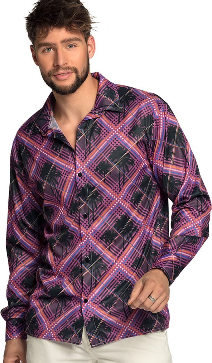 Boland - Shirt Summer night (L) - Volwassenen - - Hawaii - Carnaval - Strandfeest - Themafeest