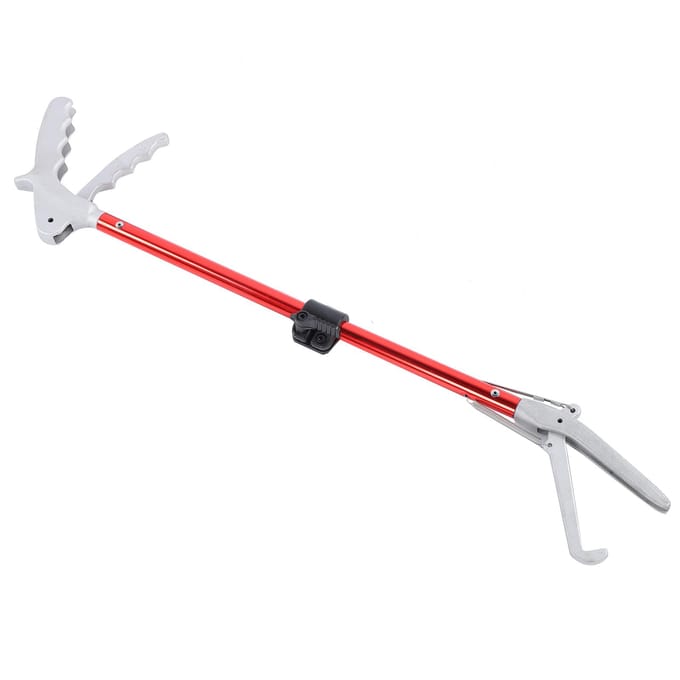 70CM Aluminiumlegering Opvouwbare Professionele Slangenvanger Opvouwbare Vanger Klem Gereedschap gray