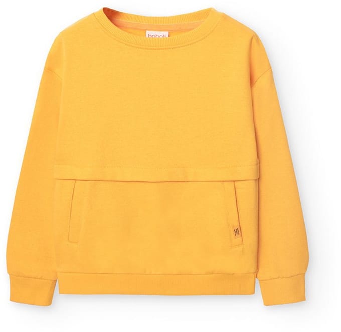 Boboli Fleece Flame Trui Geel 4 Years Meisje