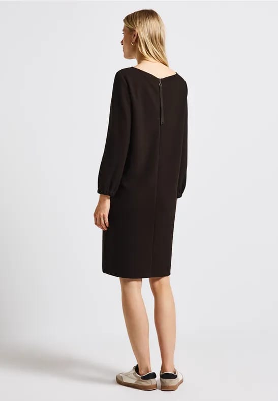 Effen jersey jurk