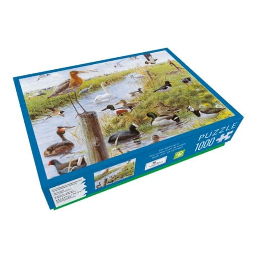 Bekking & Blitz - Puzzel - 1.000 stukjes - Kunst - Weidevogels - Elwin van der Kolk - Vogelbescherming Nederland
