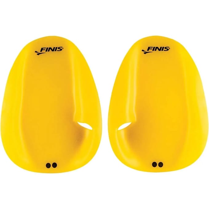 Finis - agility paddles floating - geel - maat L