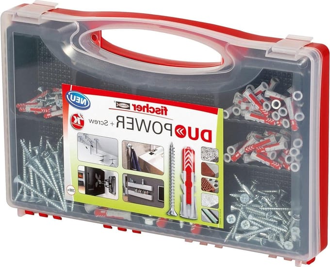 Universele pluggen en schroeven set - Nylon pluggen en bijpassende schroeven - 280 stuks