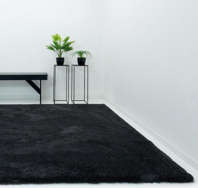 Vloerkleed Xilento Pleasure Antraciet | 200 x 300 cm