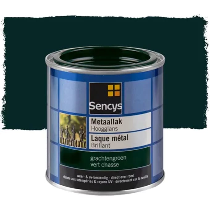 Sencys Metaallak Hoogglans Grachtengroen 250ml