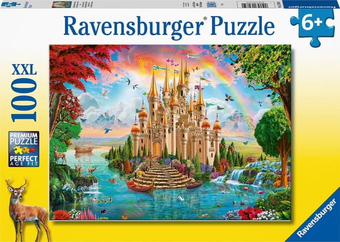 Ravensburger puzzel Sprookjesachtig kasteel - Legpuzzel - 100 stukjes