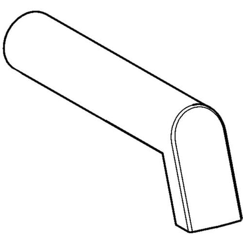 Hansa wall spout complete, 24 cm