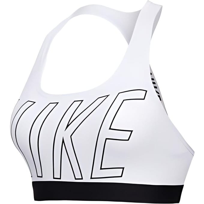 Soutien-gorge de sport Nike Logo Imprimé Lettres Sous-vêtements Femme Blanc 938824-100 L white