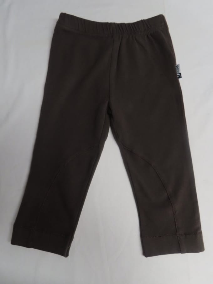 Legging - Meisje - Bruin - Effen - lengte 3/4 - 2 jaar 92