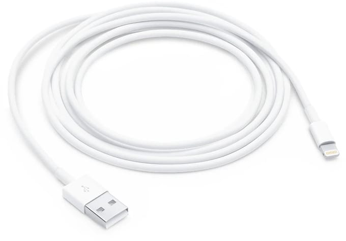 Apple Lightning naar USB-A kabel - 2 meter - Wit