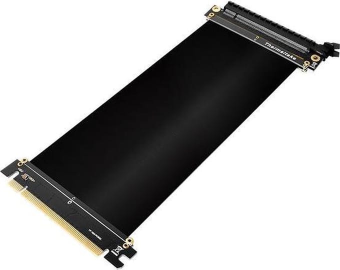 Thermaltake Gaming PCI-E 3.0 x16 Riser Cable - 200mm - Black