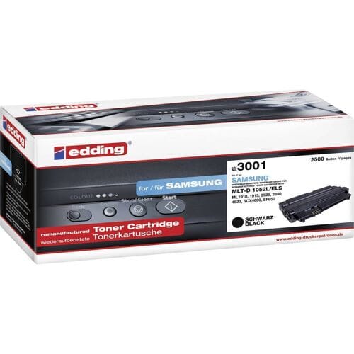 Edding Tonercassette vervangt Muratec, Samsung MLT-D1052L Compatibel Zwart 2500 bladzijden EDD-3001