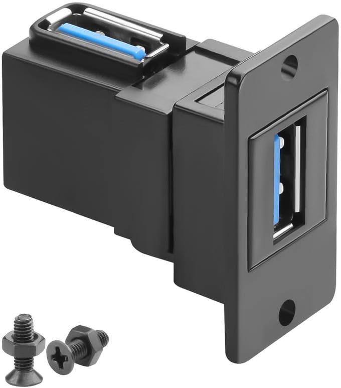 Cosensi - Dailygoods - 90° Hoek USB 3.0 Paneel Montage Adapter
