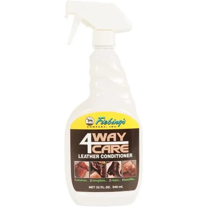 Leren reinigingsspray 4-weg onderhoud Fiebing's