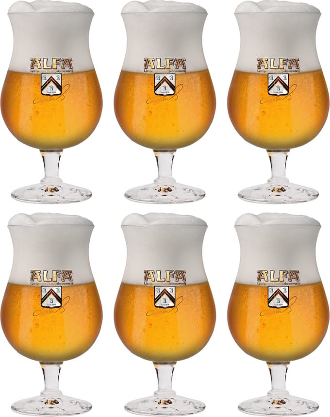 Alfa Bierglas Sommelier - 250 ml - 6 stuks