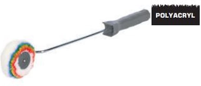 Verf hoekroller - hoek verfroller 5 cm incl. verfbeugel - polyacryl