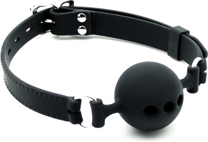 Bondage Play - mondknevel met siliconen ball gag