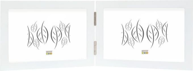 Deknudt Frames fotolijst S68FK1 H2H - wit - tweeluik - 2x 13x18 cm