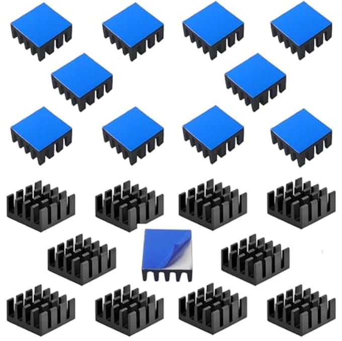 Aluminium koellichaam voor 3D-printers - 20 stuks - Zwart