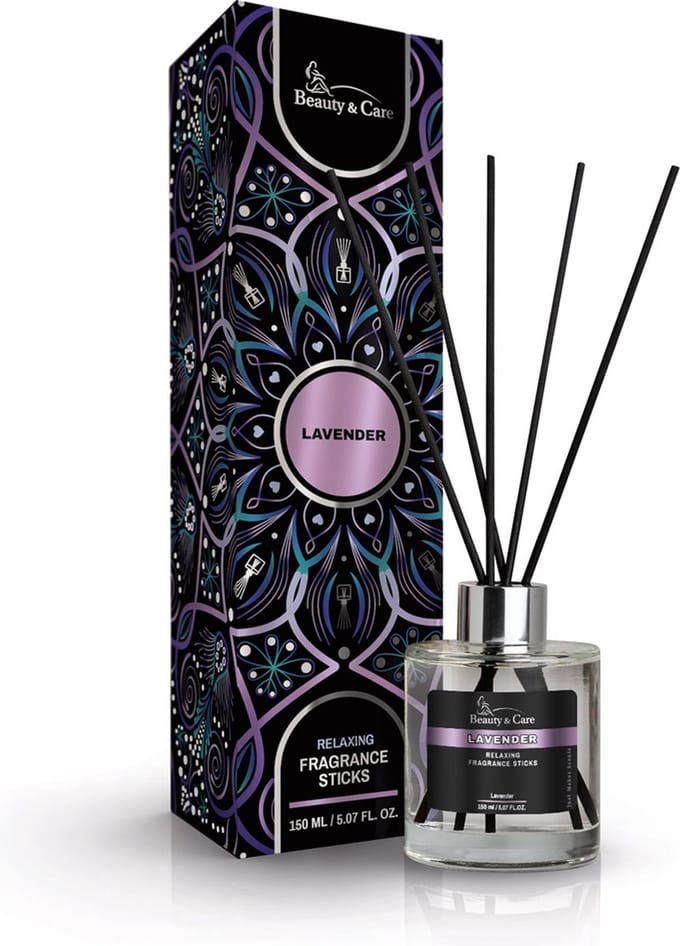 Lavendel geurstokjes - Beauty & Care - 150 ml. new