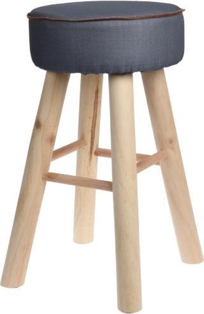 Kruk 31.5 x 31.5 x 55.5 cm - Div Kleuren - Donkerblauw