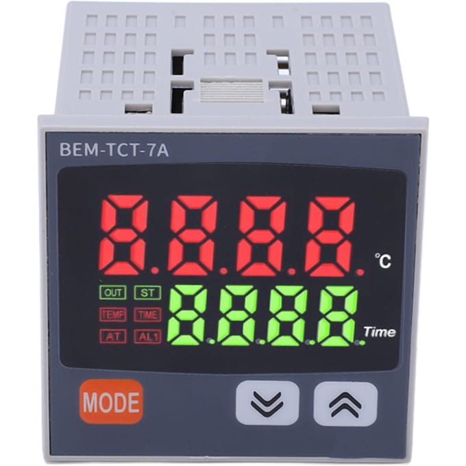 Digitale Display Temperatuurregelaar Relaisuitgang Thermostaat voor Hittepersmachine 100?240V white