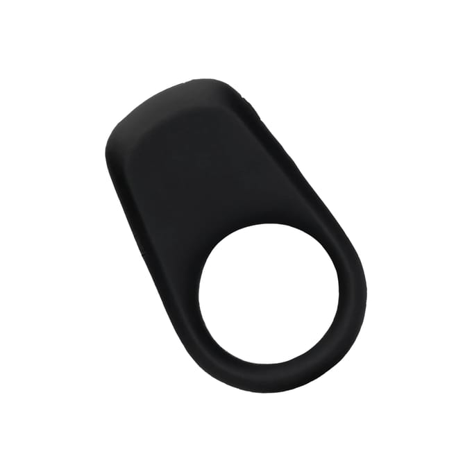 Shots - Loveline LOVE022BLK - Vibrating Cock Ring - Licorice Black