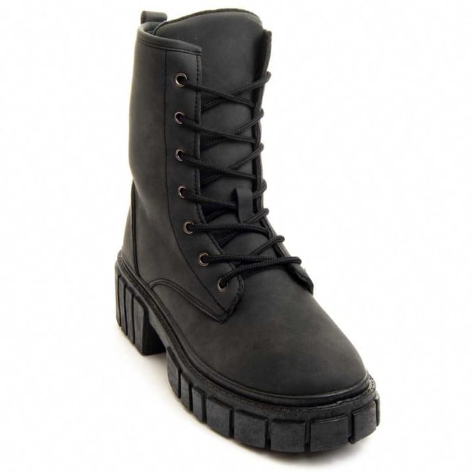 Bota cómoda para mujer.  Montevita  Militarsuav  77300 36 zwart
