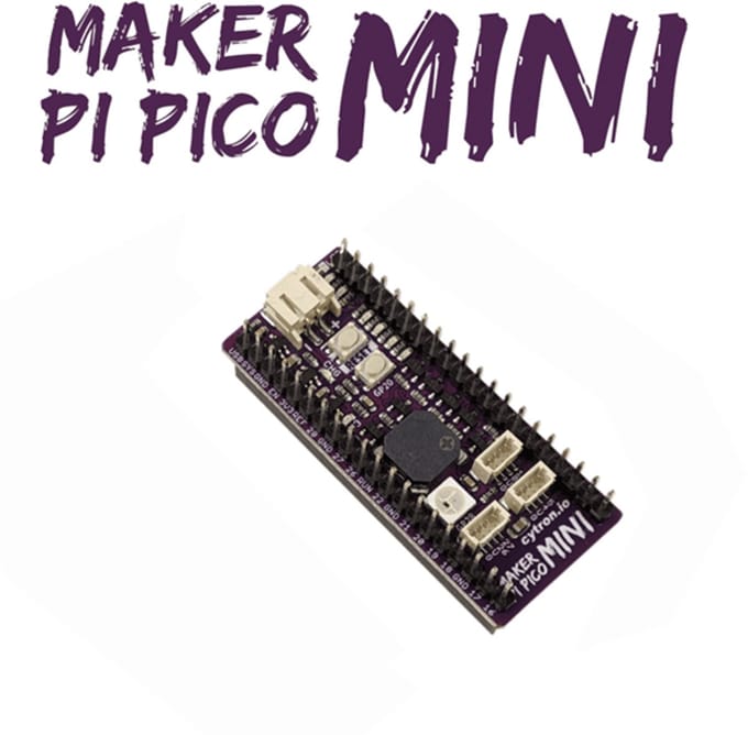 Maker Pi Pico Mini (zonder Pico) – compact uitbreidingsboard voor Raspberry Pi Pico