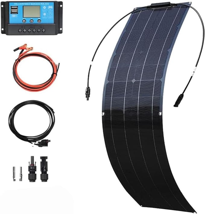 200w/400w/800w Lightweight Portable Solar Panel, Flexible Monocrystalline Solar Panel, Solar Panel Set, High Efficiency, Ultralight, Portable 200W