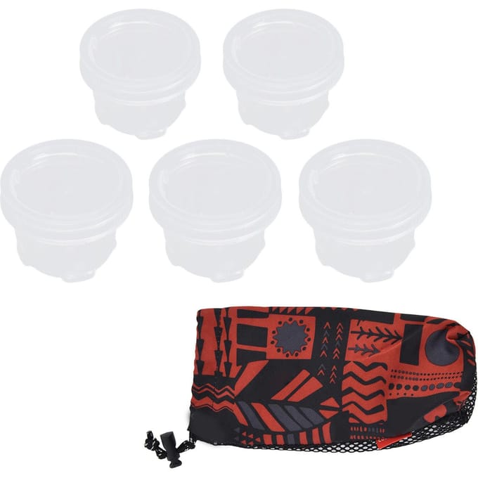 Kruidenbox Set Camping Kruidencontainers Draagbare Kruidenbox voor Buitenreizen Camping Picknick L(for 6.5-9kg) white