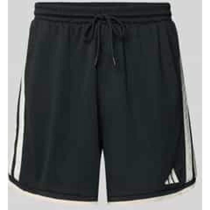 Shorts met elastische tailleband en trekkoord