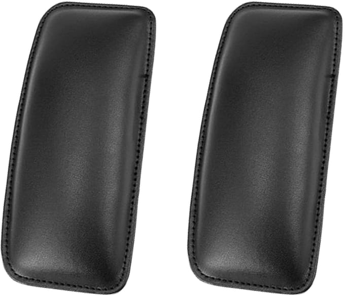 Kniekussen universeel voor autodeur console armleuningkussen zwart met (2 stuks)