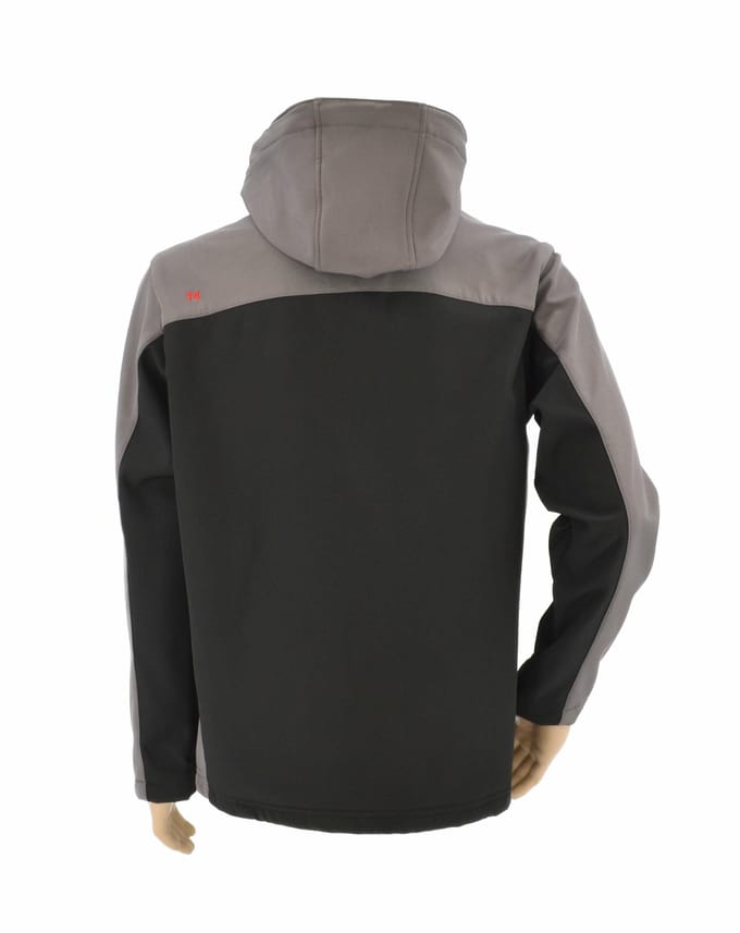 Awtools T4 Serie - Softshell Werkjas - Grijs-Zwart - Wind- en Waterdicht