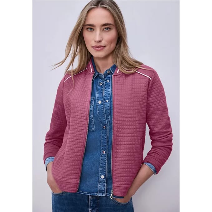 Gestructureerde blouson