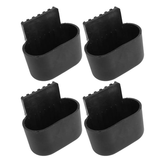 4 STuks Tafelpootdoppen Rubber Antislip Makkelijk te Gebruiken Ovaal Meubelpootbeschermers voor Huis